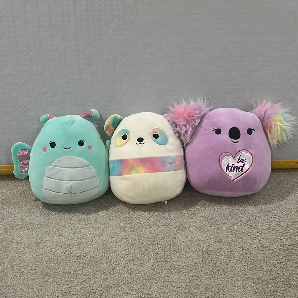 set of 3 squishmallows